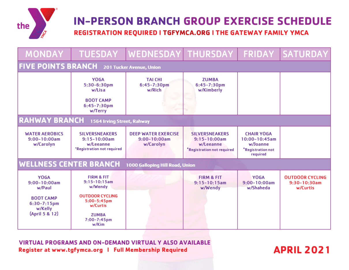 April Program Session Begins | The Gateway Family YMCA