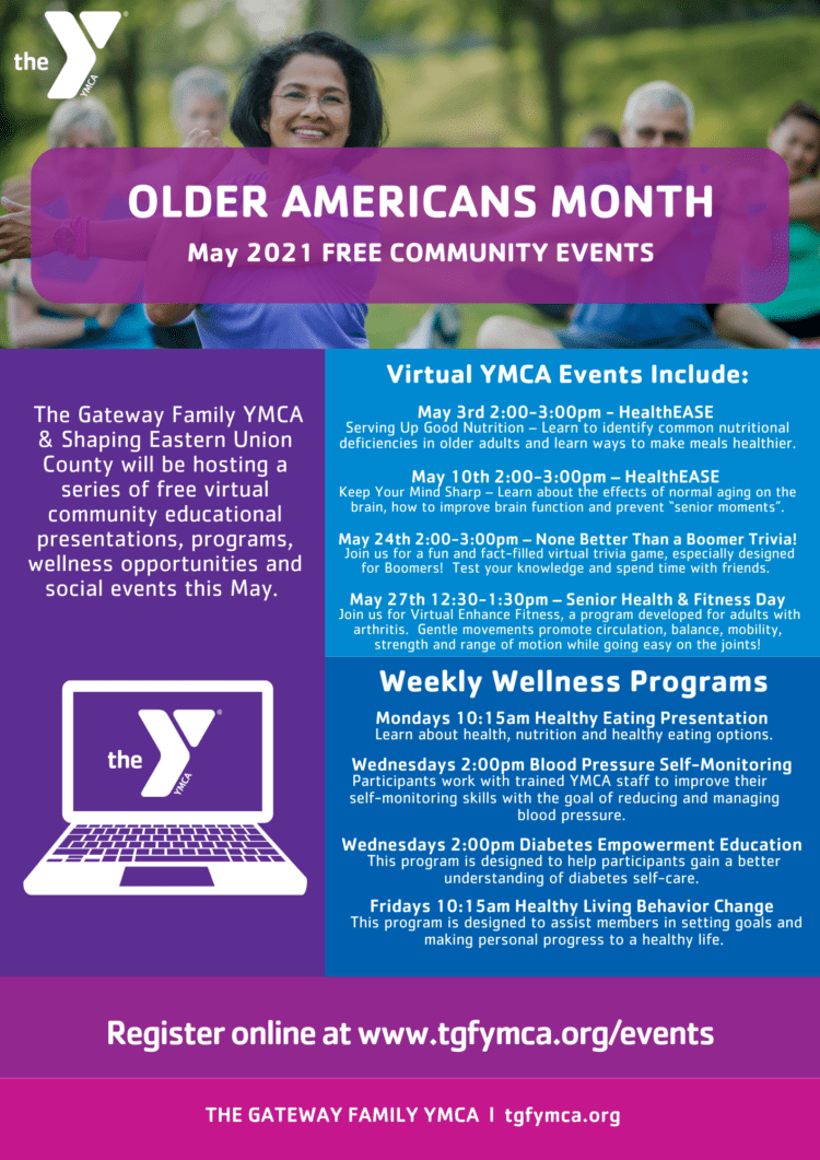 Health and Wellness Programs for Older Adults - YMCA