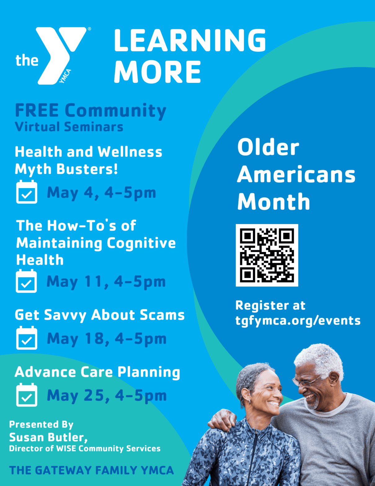 Older American's Month Virtual Seminar Health And Wellness Myth Busters! The Gateway Family YMCA